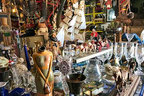 estate sale antiques, glassware, sailboat model, household goods and collectibles
